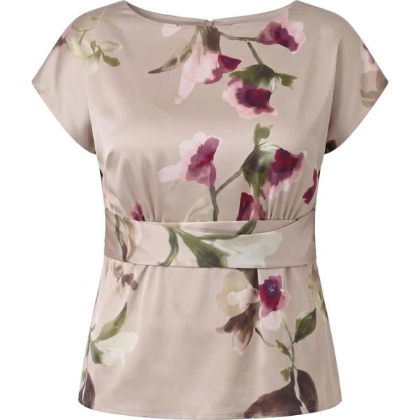 bluse Rinascimento grigio a fiori