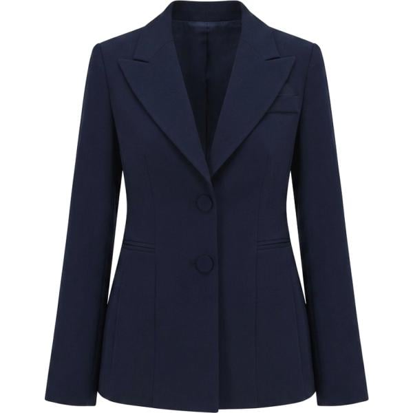 blazer Rinascimento blu tinta unita
