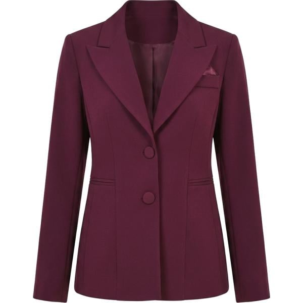 blazer Rinascimento viola tinta unita