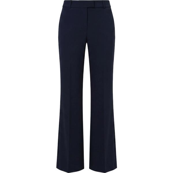 Pantaloni da donna in blu scuro made in italy con zip Rinascimento