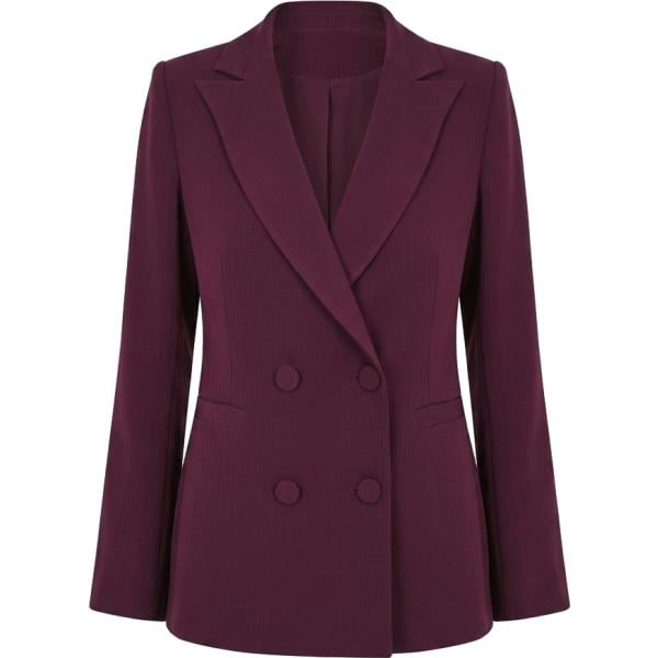 blazer Rinascimento rosso tinta unita