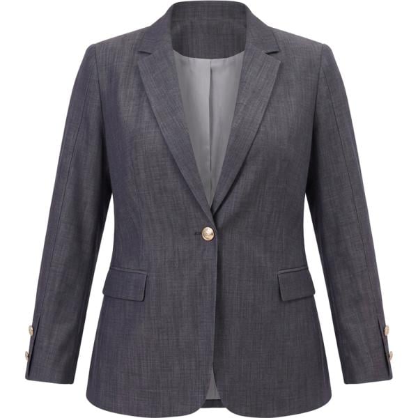 blazer Rinascimento blu tinta unita