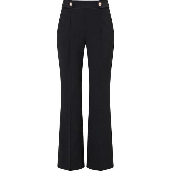 pantaloni Rinascimento nero tinta unita