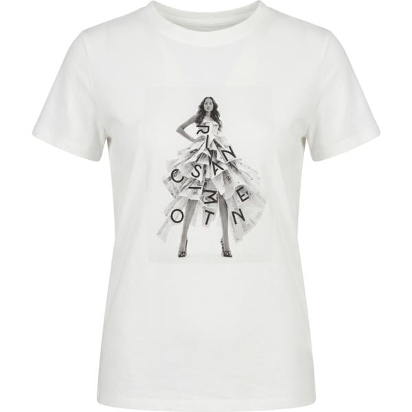 t-shirt Rinascimento bianco con stampe