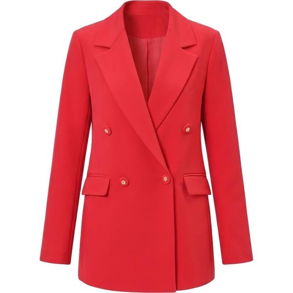 blazer Rinascimento rosso tinta unita