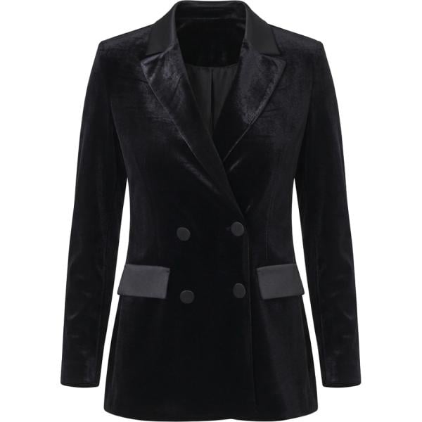 blazer Rinascimento nero tinta unita