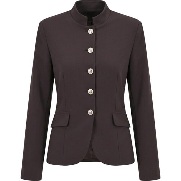 blazer Rinascimento marrone tinta unita