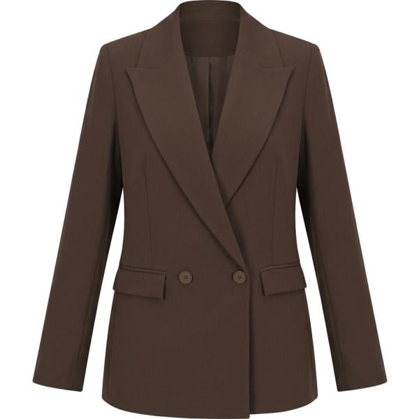 blazer Rinascimento marrone tinta unita