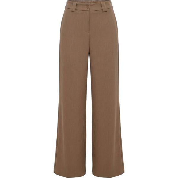 pantaloni Rinascimento marrone tinta unita