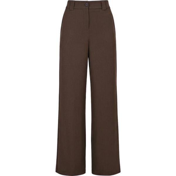 pantaloni Rinascimento marrone tinta unita