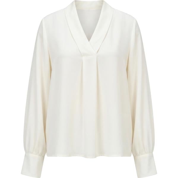 bluse Rinascimento bianco tinta unita
