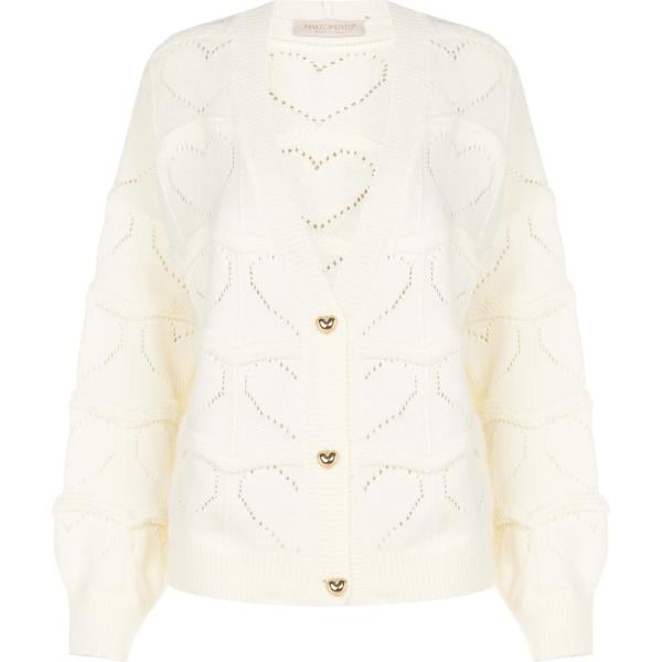 cardigans Rinascimento bianco tinta unita