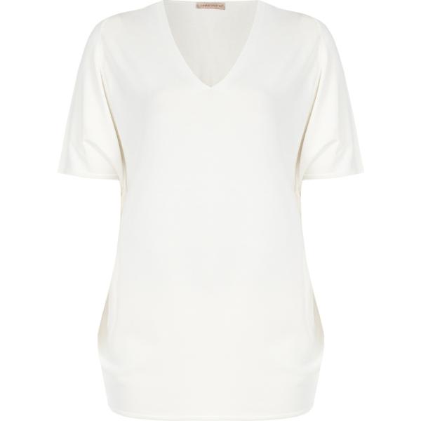 bluse Rinascimento bianco tinta unita