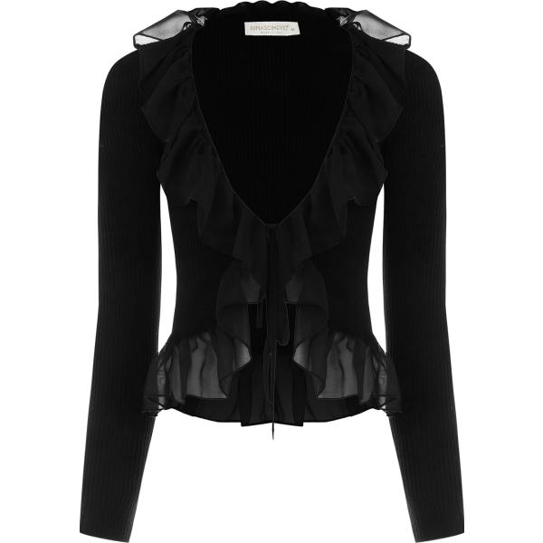 cardigans Rinascimento nero