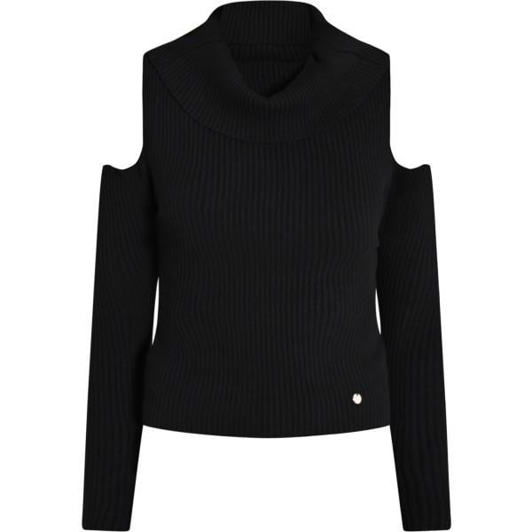 maglieria Rinascimento nero tinta unita