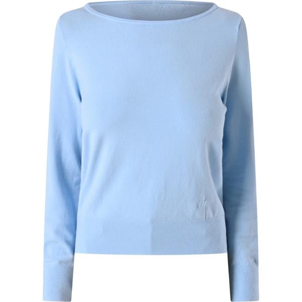 maglieria Rinascimento blu tinta unita