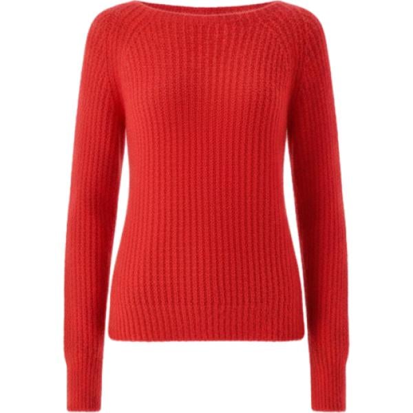 pullovers Rinascimento rosso tinta unita