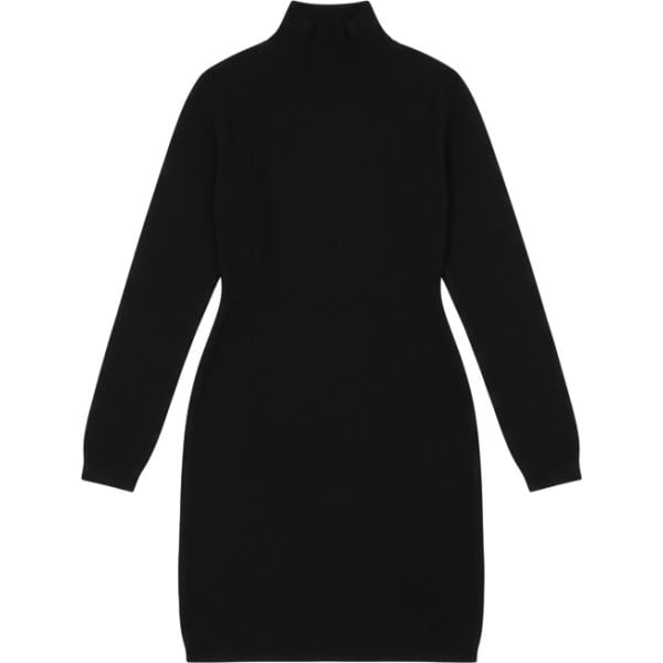 vestiti corti Rinascimento nero tinta unita