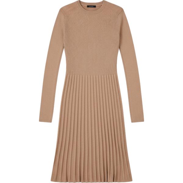 vestiti corti Rinascimento marrone tinta unita