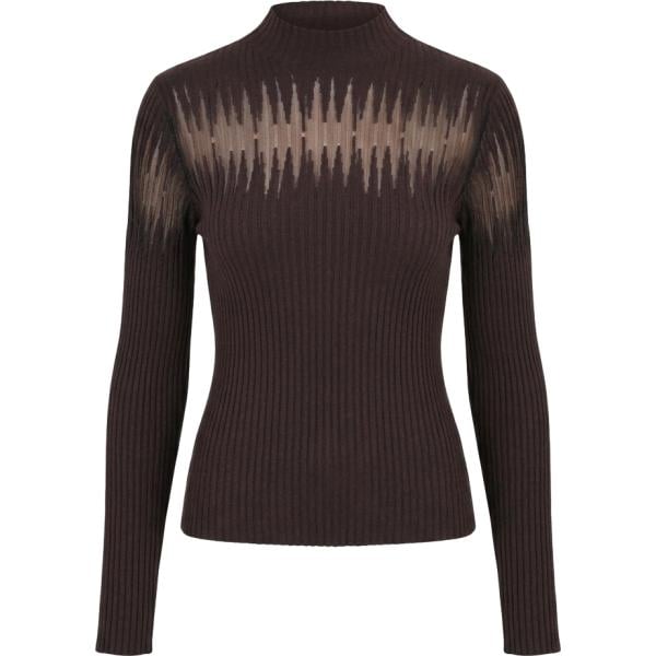 pullovers Rinascimento marrone geometrica