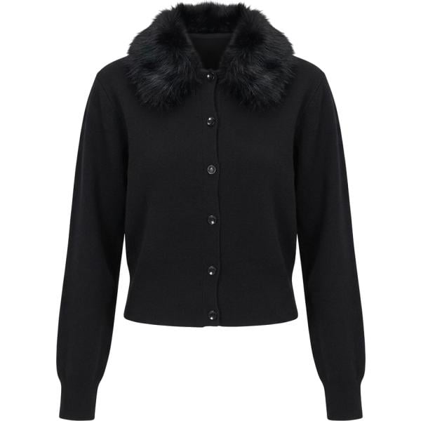cardigans Rinascimento nero tinta unita