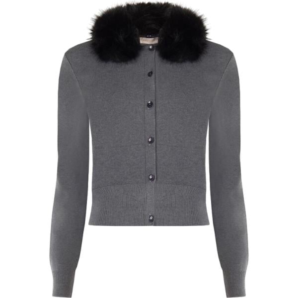 cardigans Rinascimento grigio tinta unita