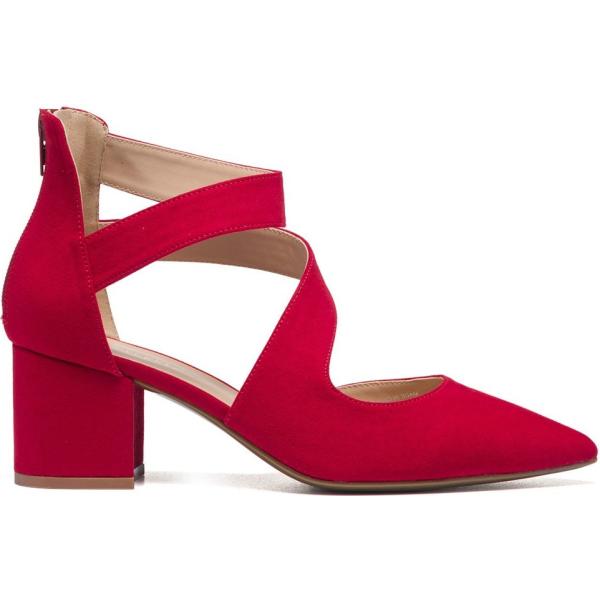 décolleté Lora Ferres rosso