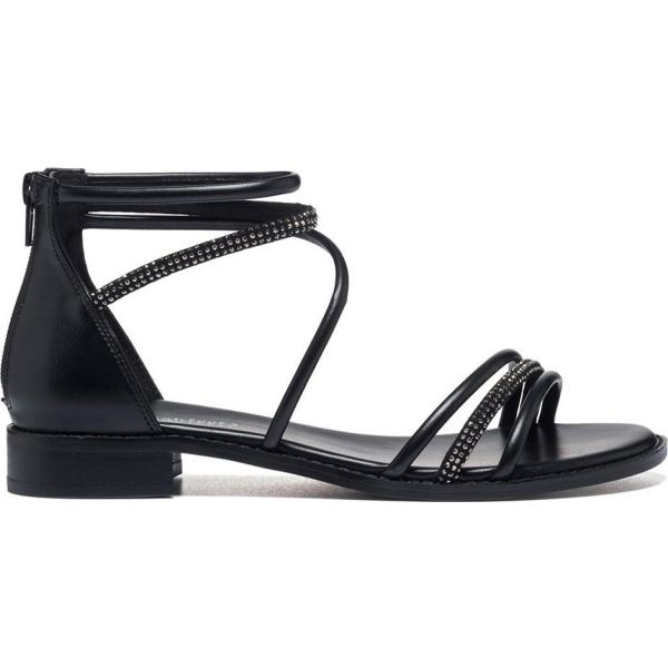 sandali in pelle Lora Ferres nero