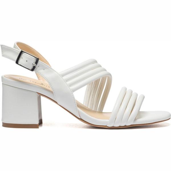 sandali in pelle Lora Ferres bianco