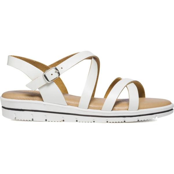 sandali in pelle P Soft bianco