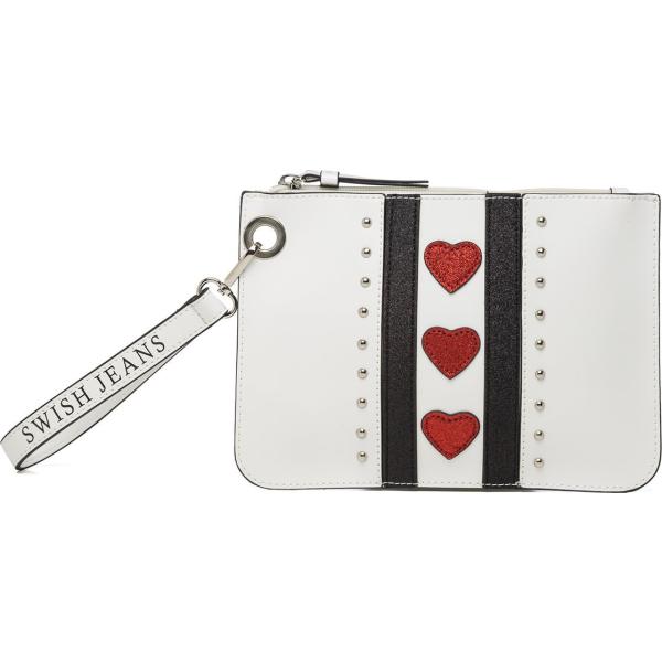 clutch Swish Jeans bianco