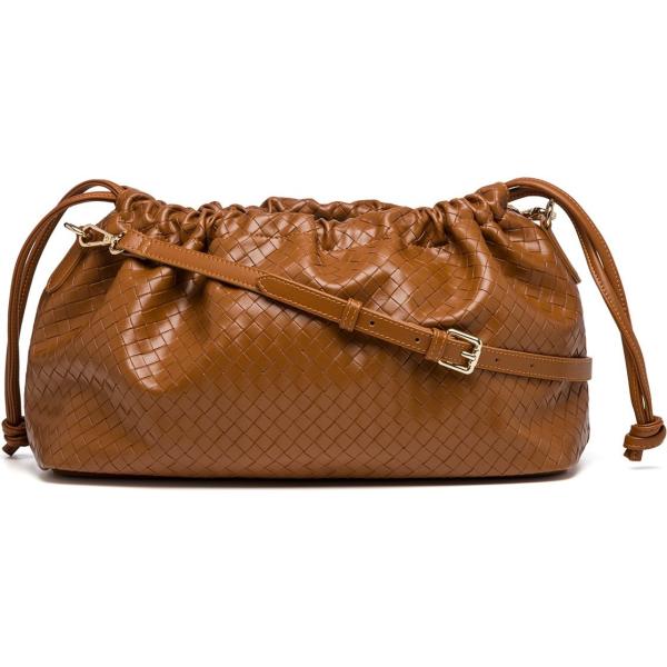 clutch Lora Ferres marrone