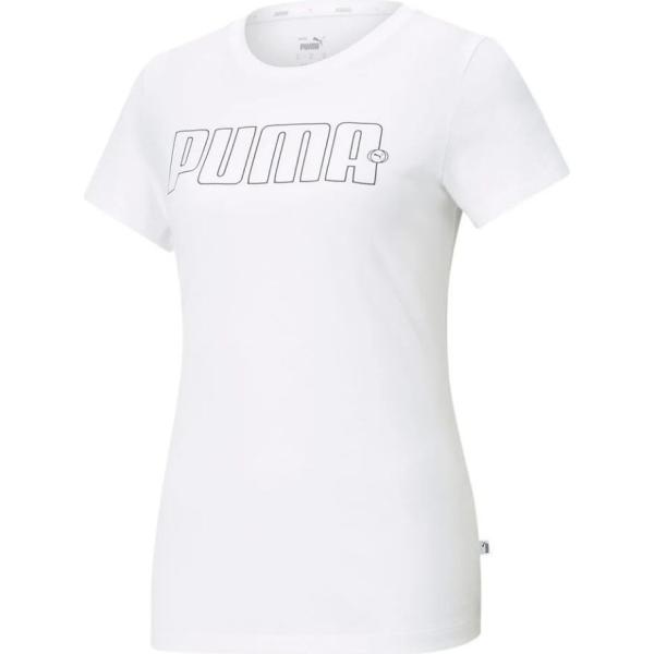 t-shirt Puma bianco con stampe