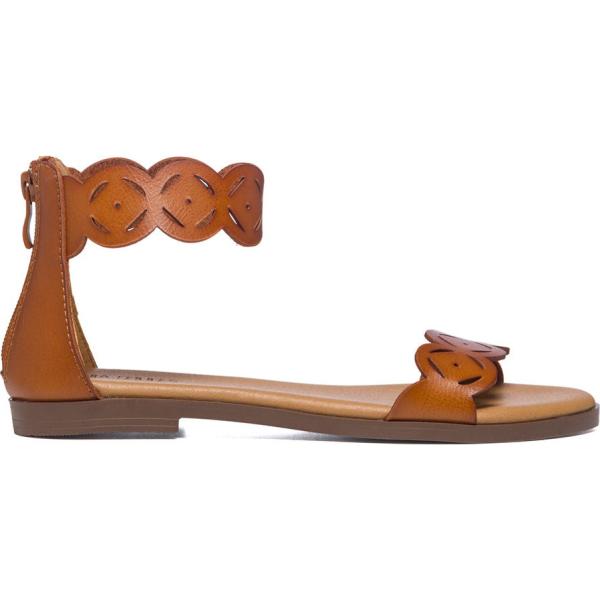 sandali in pelle Lora Ferres marrone