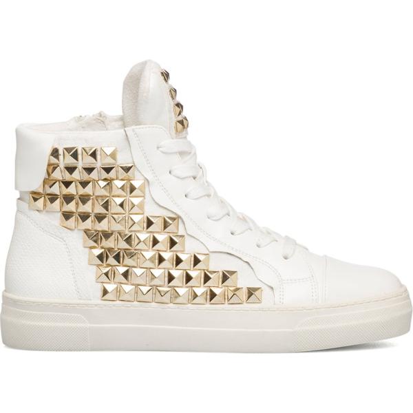 sneakers alte Swish Jeans bianco