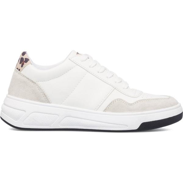 sneakers Swish Jeans bianco animalier