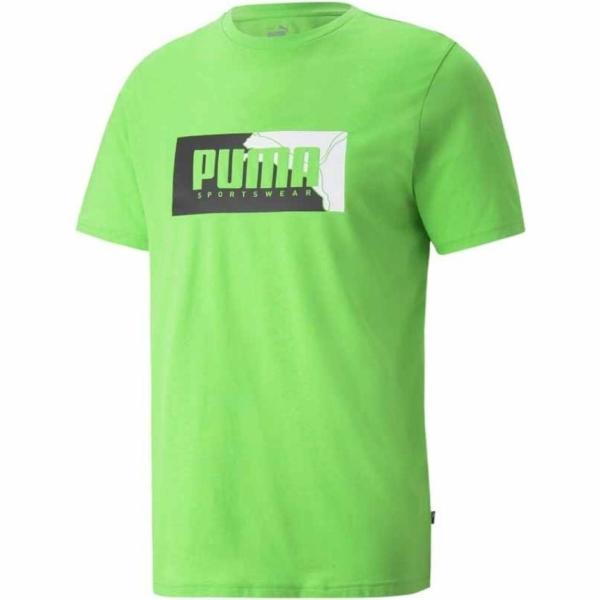 t-shirt Puma verde con stampe