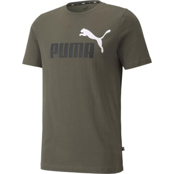 t-shirt Puma verde con stampe