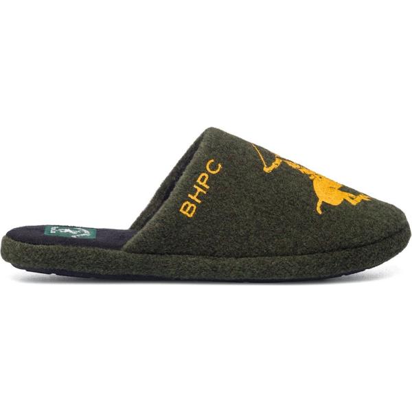 pantofole Beverly Hills Polo Club nero con stampe
