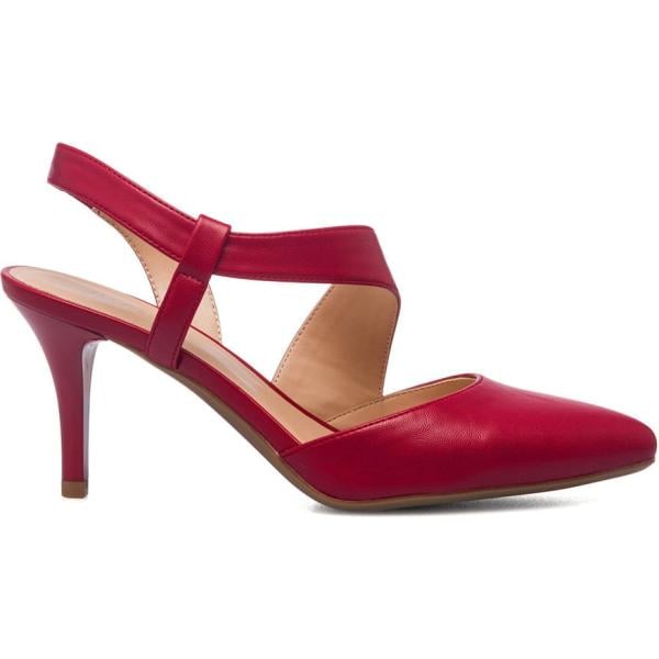 décolleté Lora Ferres rosso
