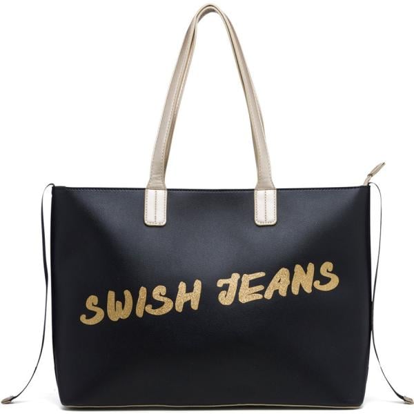 borse a spalla Swish Jeans nero
