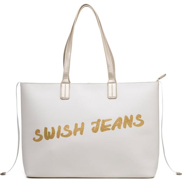 borse a spalla Swish Jeans bianco