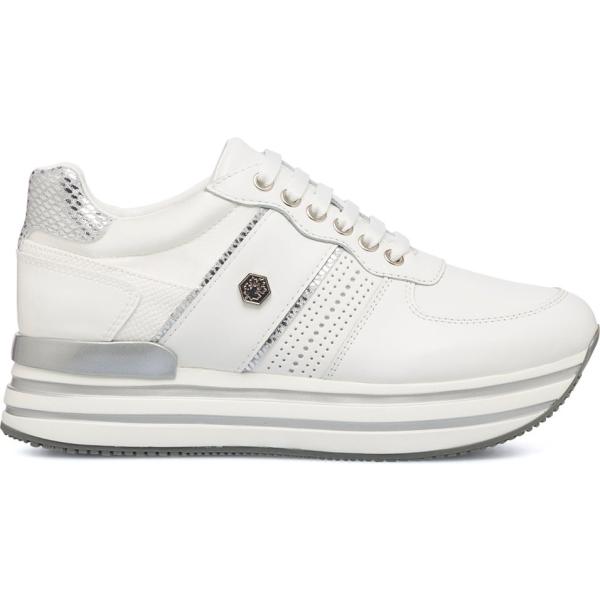 sneakers alte Lumberjack bianco