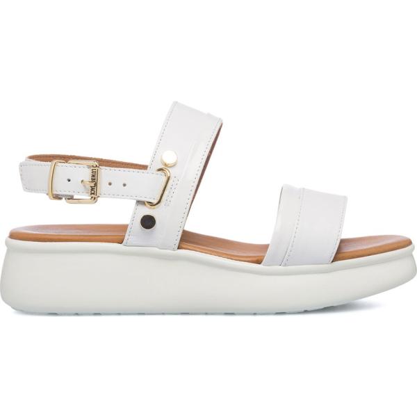 sandali in pelle Lumberjack bianco