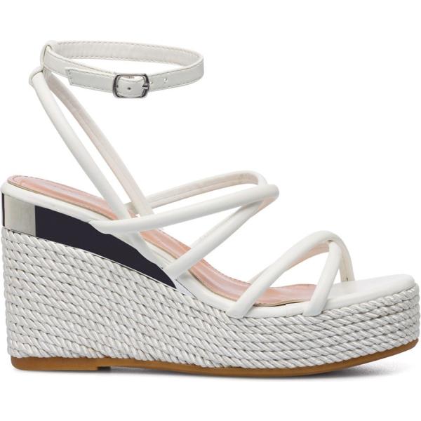 sandali in pelle Lora Ferres bianco