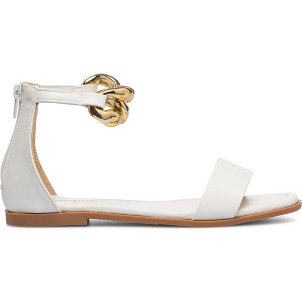 sandali in pelle Lora Ferres bianco