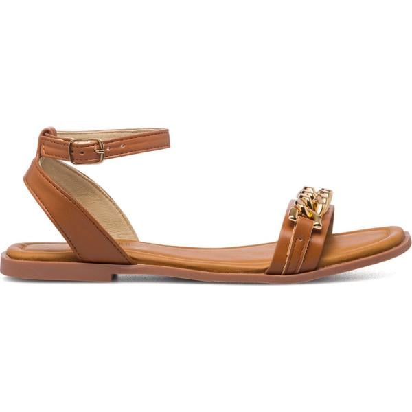 sandali in pelle Lora Ferres marrone