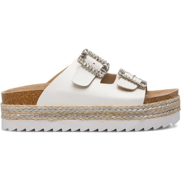 sandali gioiello Lora Ferres bianco