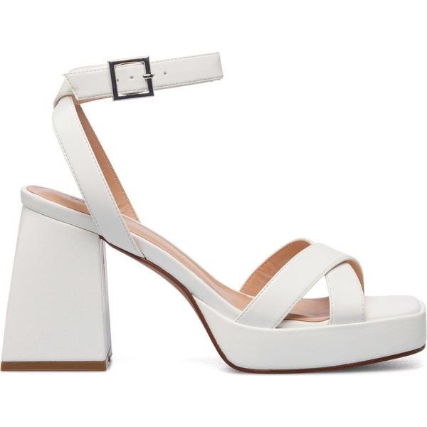 sandali in pelle Swish Jeans bianco