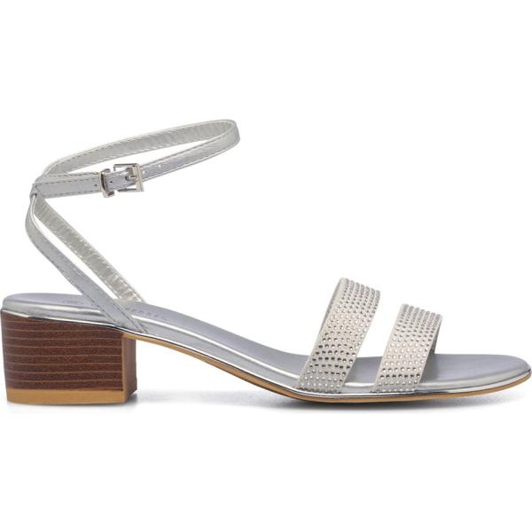 sandali in pelle Lora Ferres grigio
